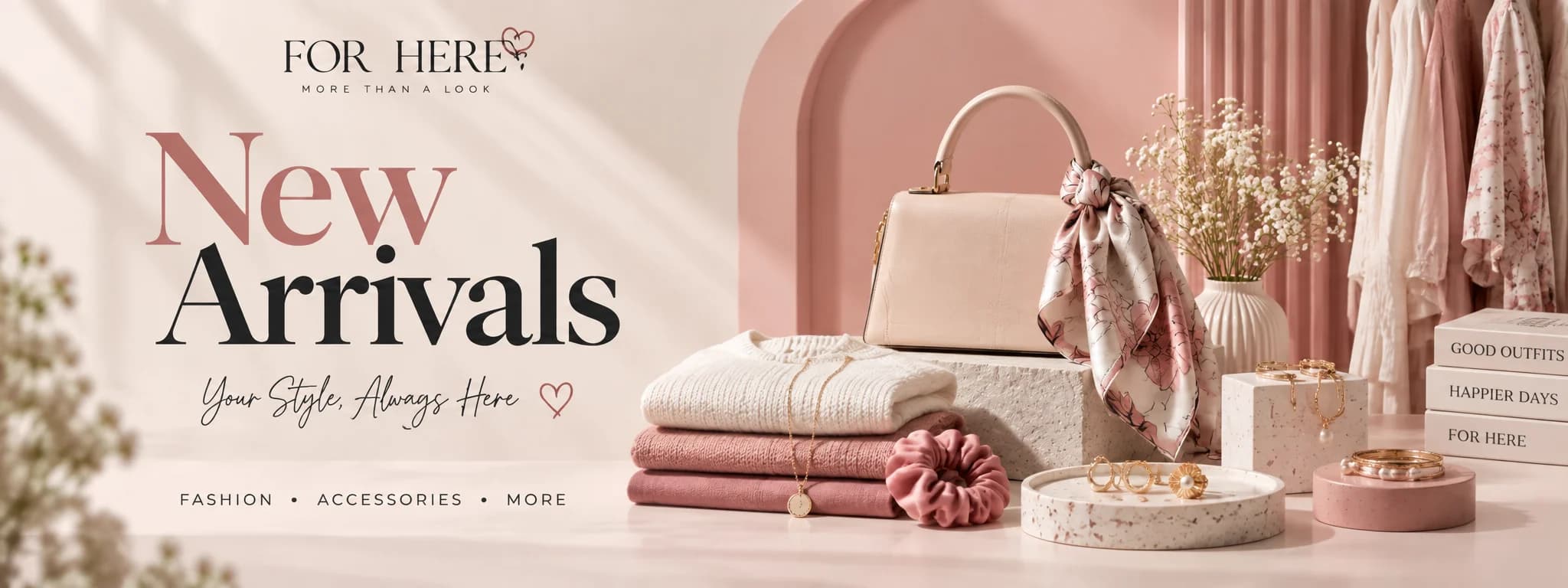 FOR HER — More than a look. New Arrivals: your style, always here. Fashion, accessories, and more.