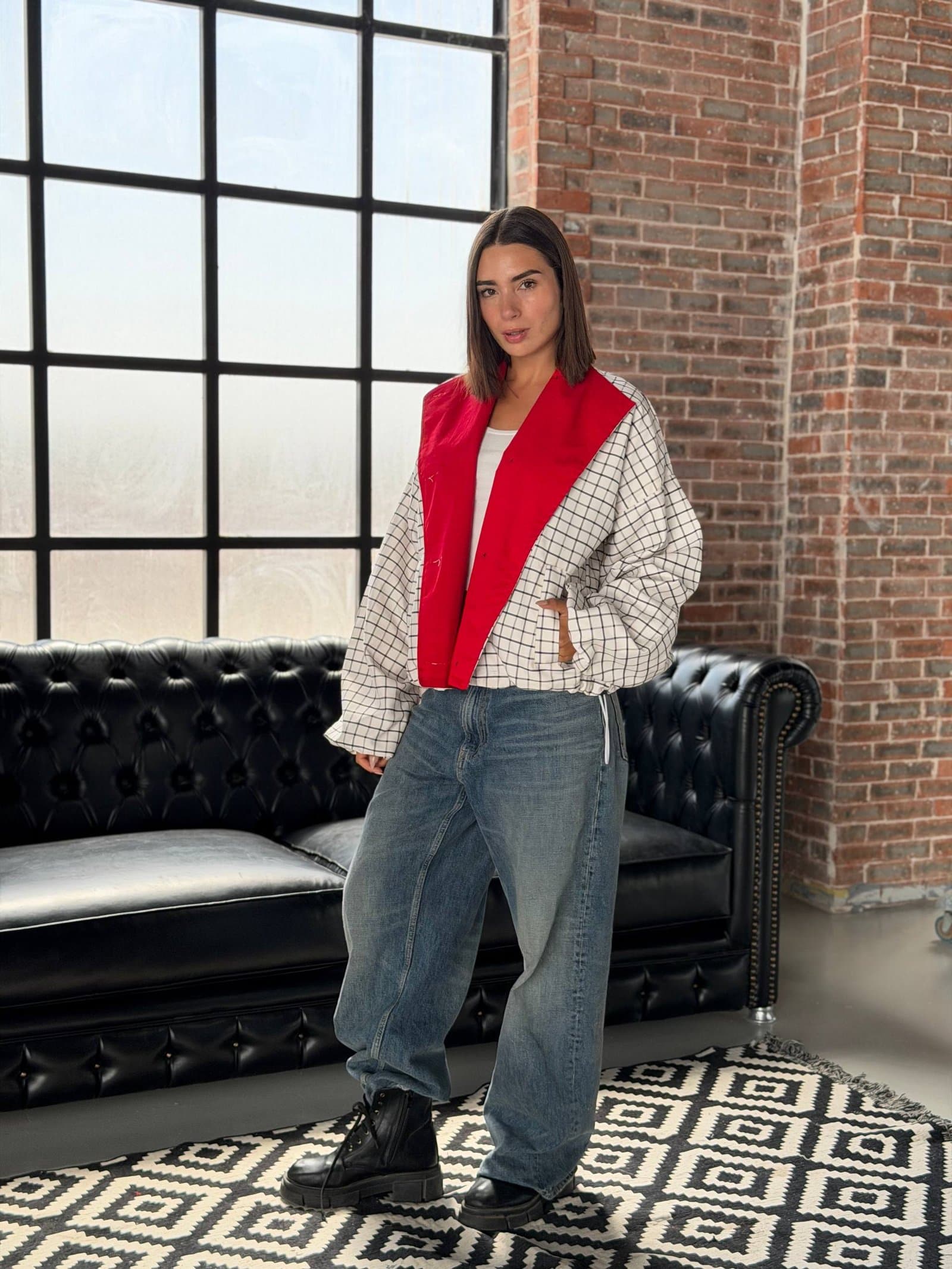 Trending Checkered Jacket 