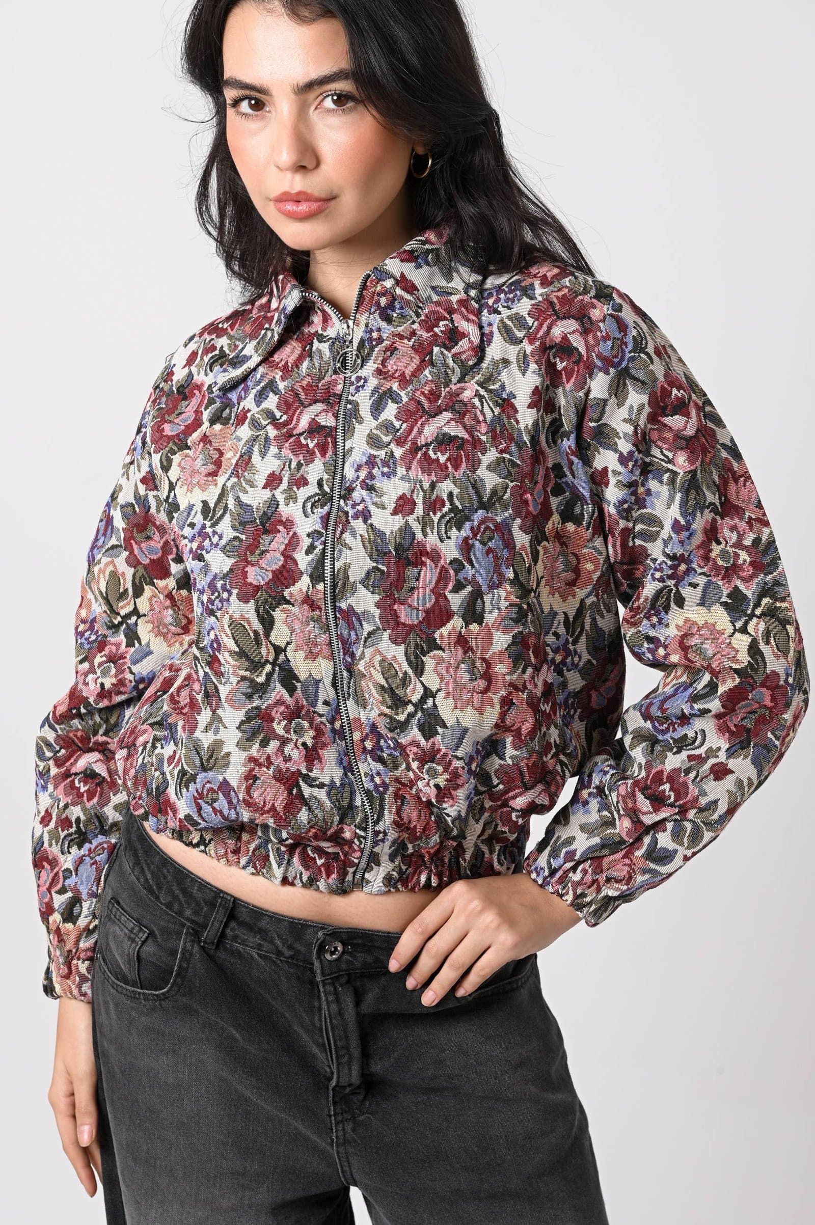 VINTAGE FLORAL JACKET 