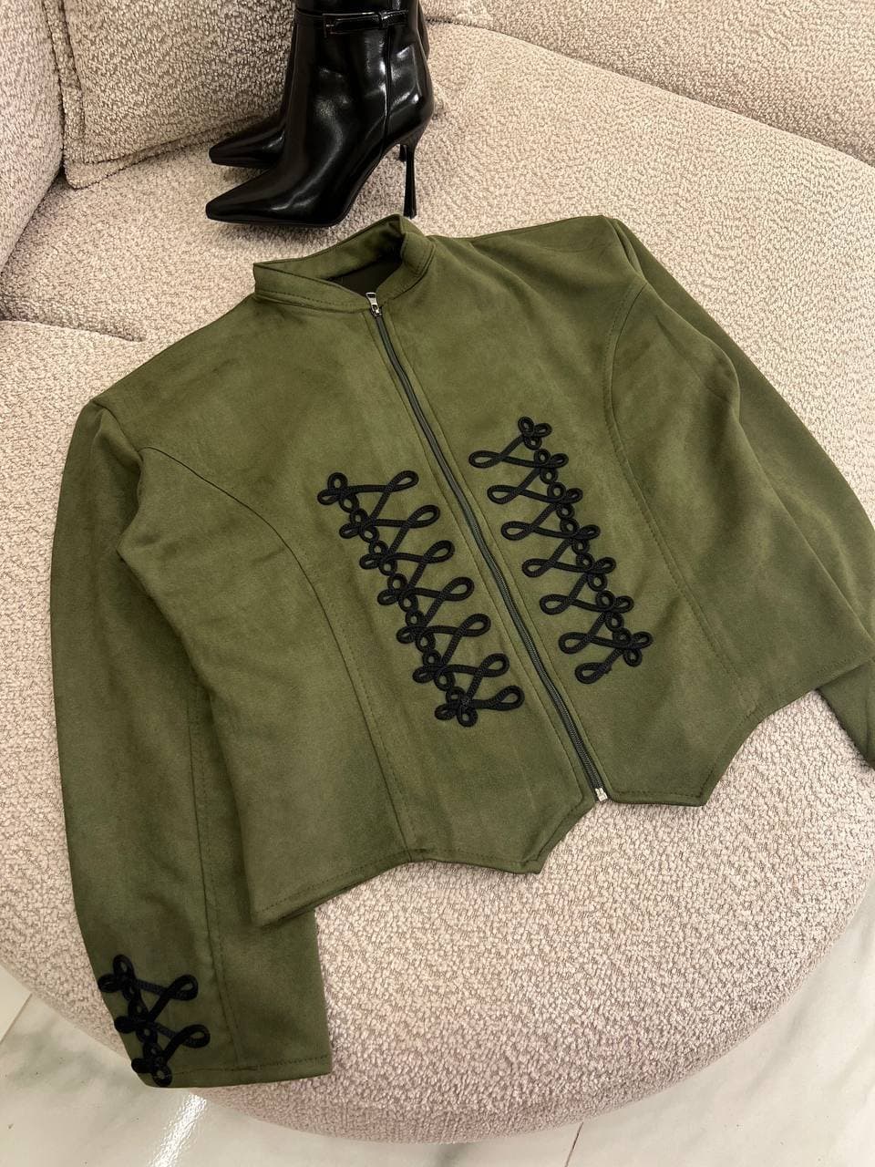 جاكيت zara سويدي