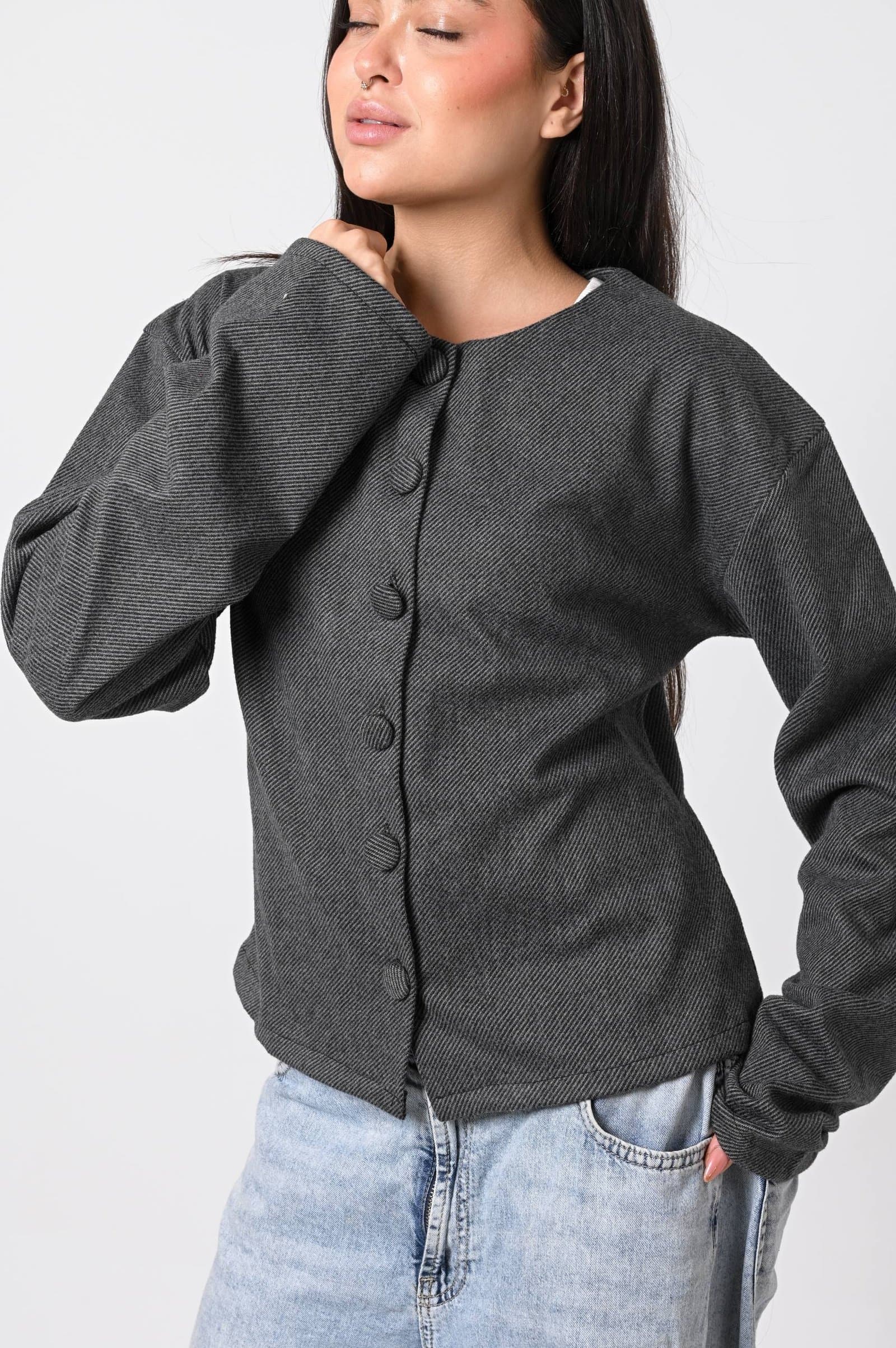 BUTTON-DOWN BASIC TOP 