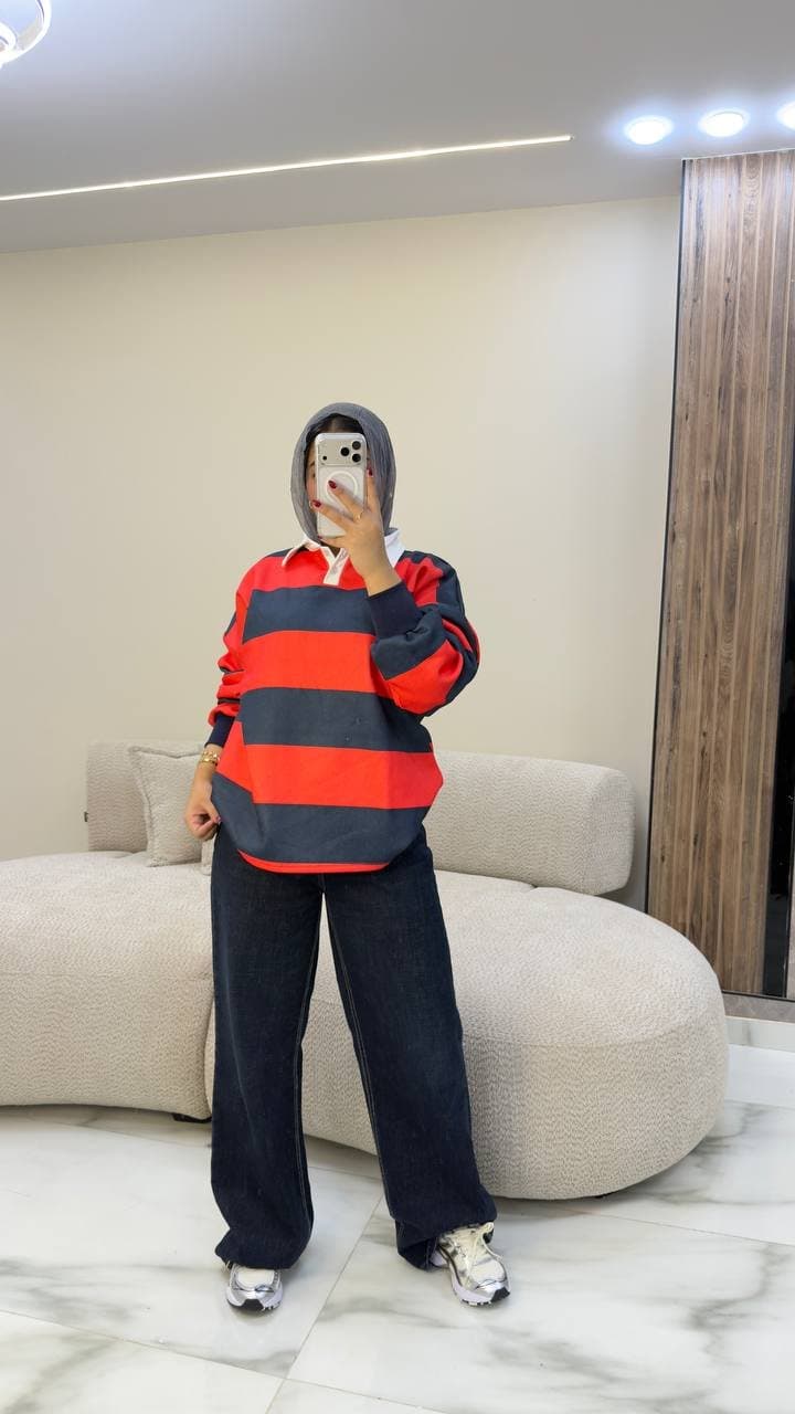 سويتشيرت مقلم